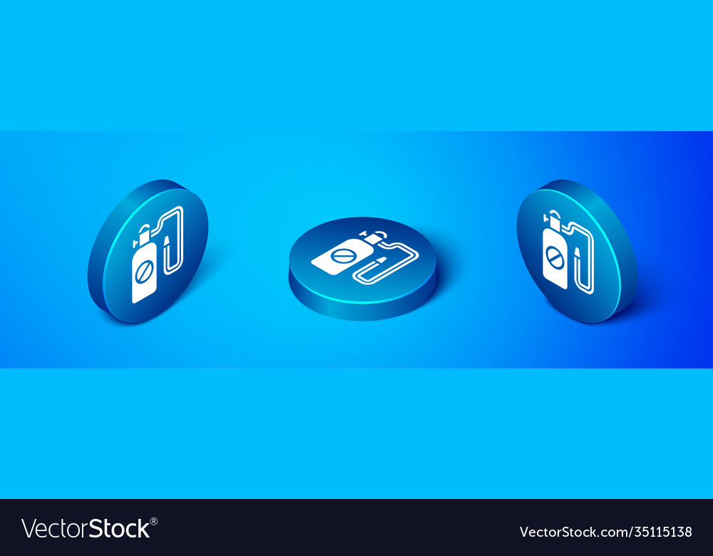 Isometric pressure sprayer for extermination Vector Image