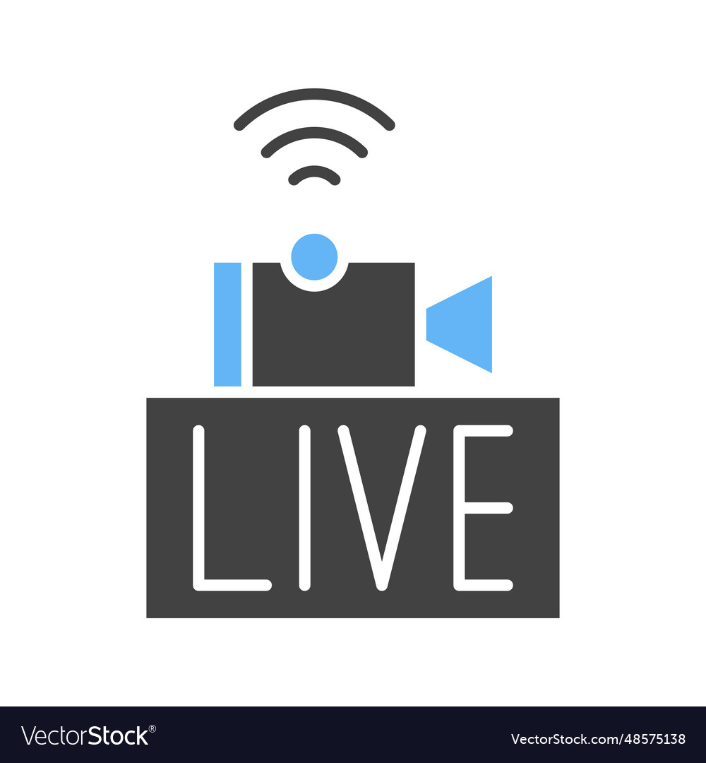 Live music icon image Royalty Free Vector Image