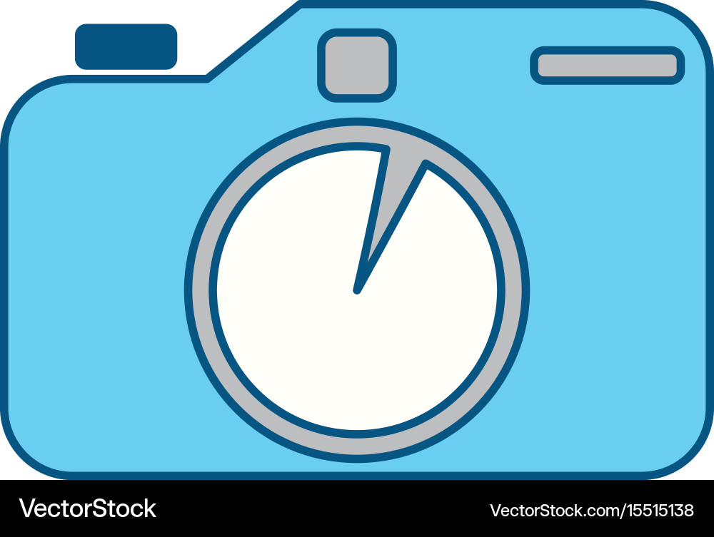 Professional photographic camera Royalty Free Vector Image