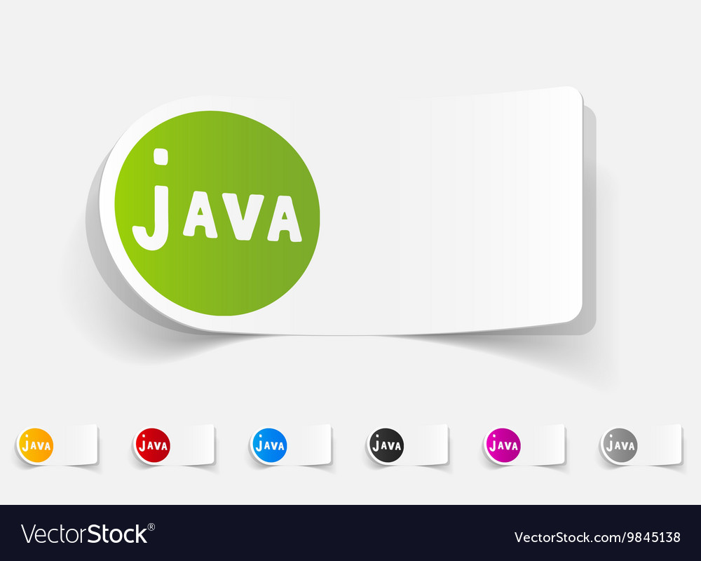Realistisches Designelement java