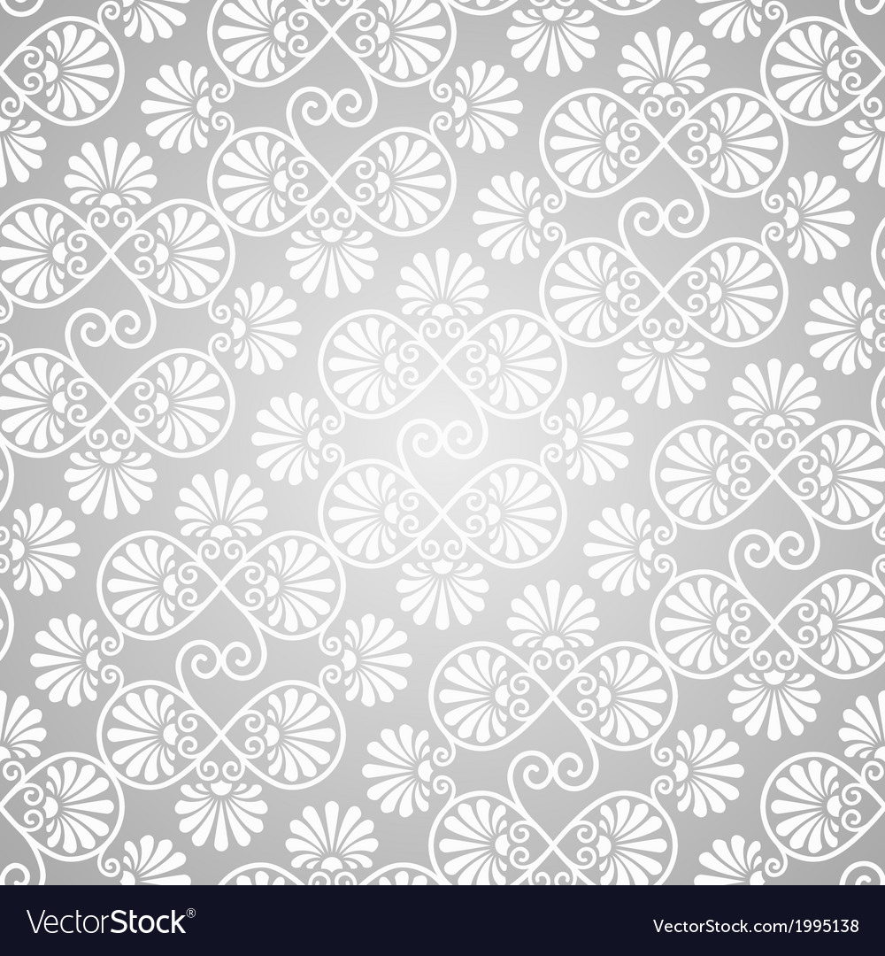 Seamless pattern on gradient background