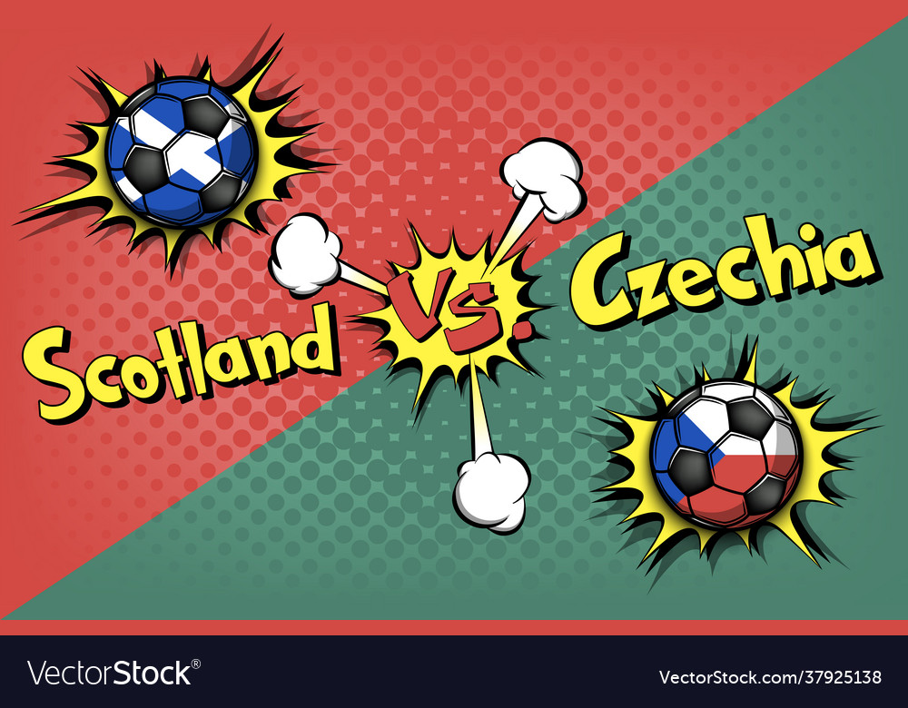 Soccer game scotland vs czechia