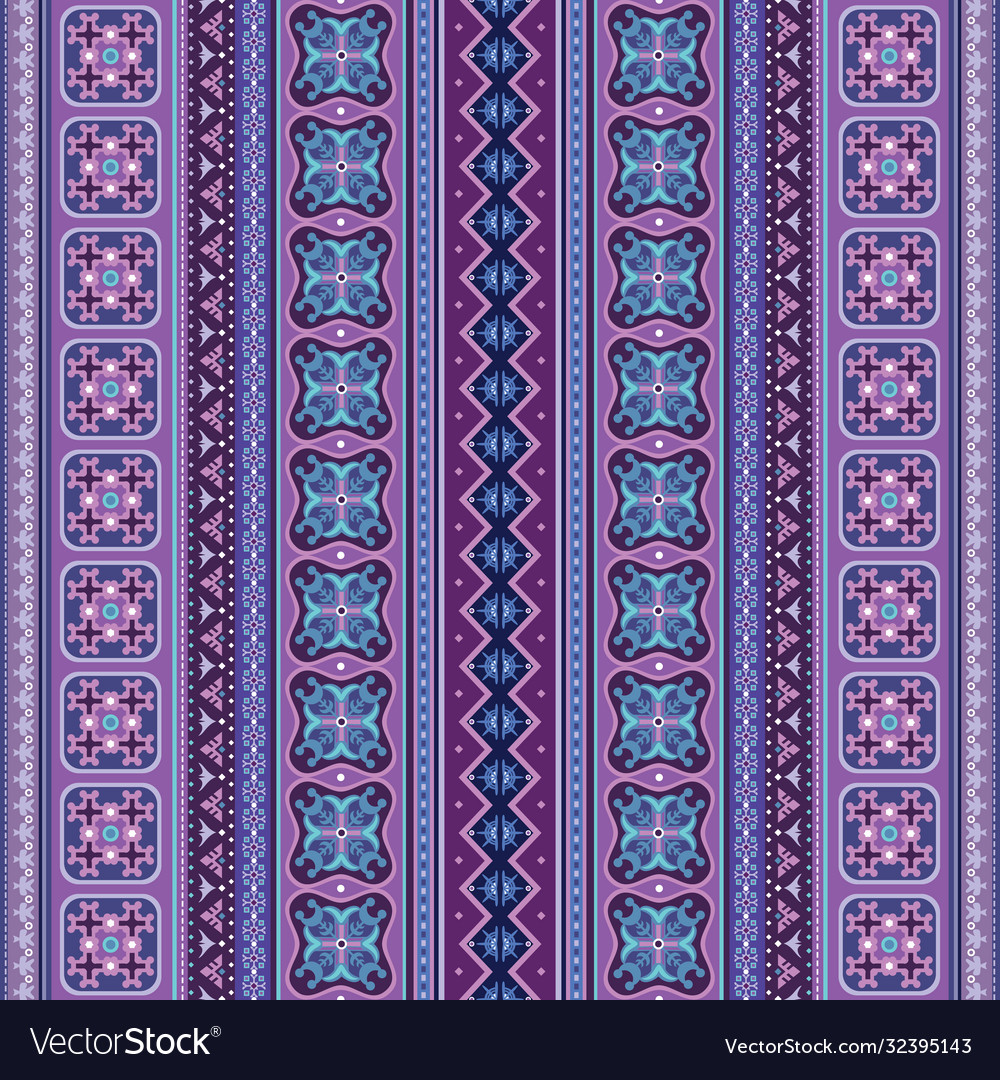 Abstract ethnic stripe pattern background vector image Abstract ethnic stripe pattern background