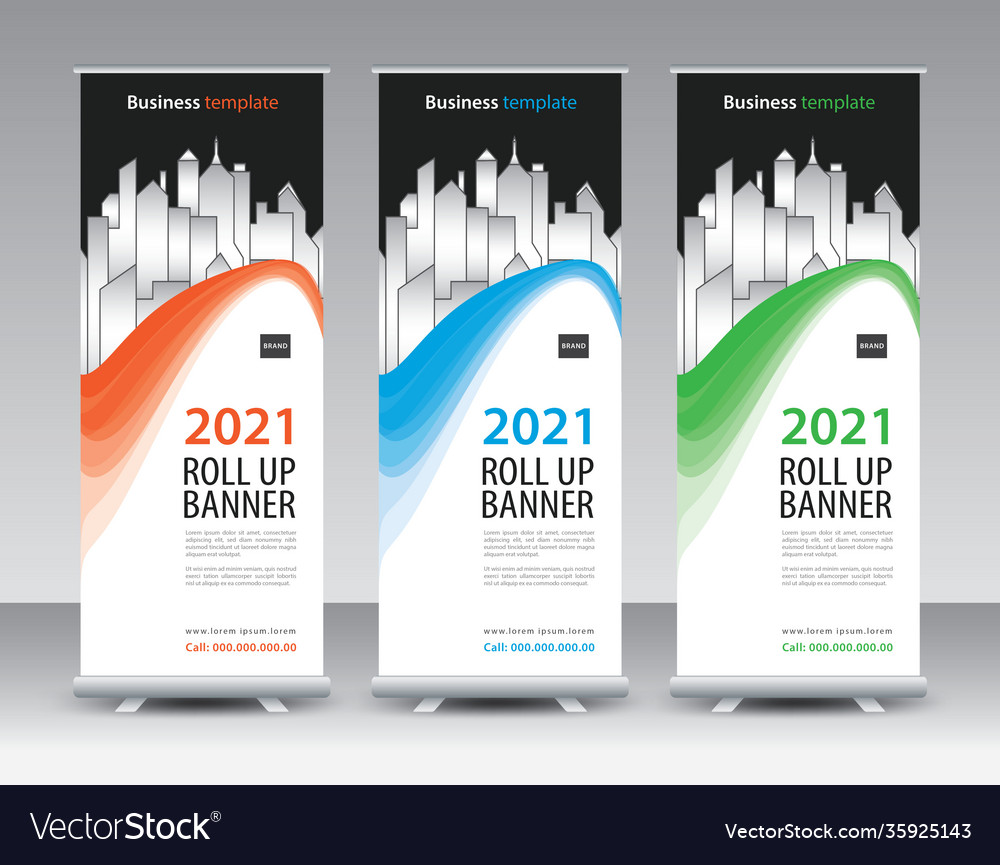 Business roll up banner design