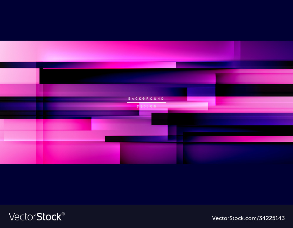 Dynamic lines on fluid color gradient trendy vector image Dynamic lines on fluid color gradient trendy