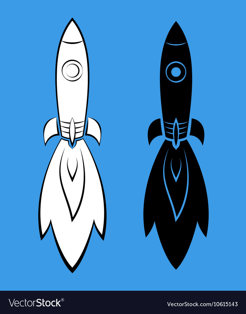 Icons with rockets