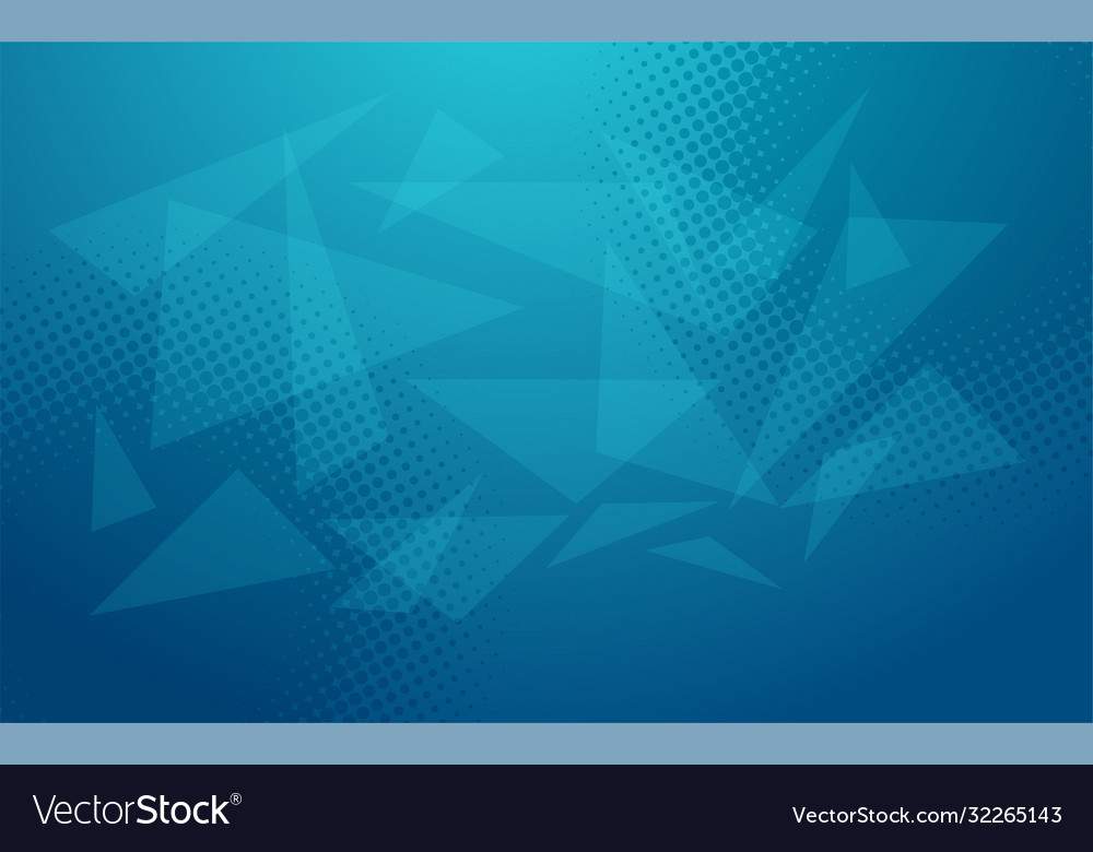 Modern geometry blue background design abstract Vector Image