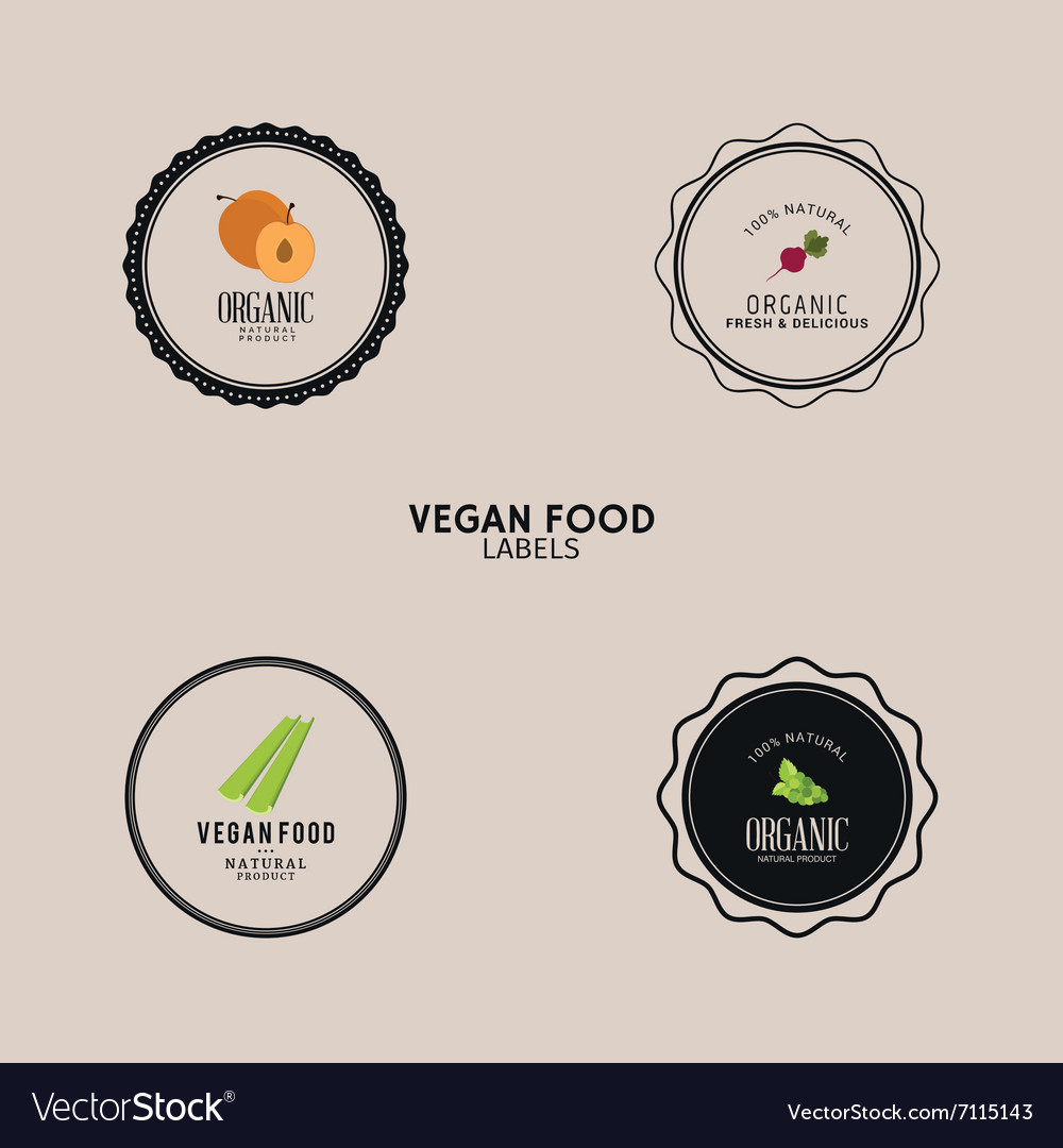 Vegan food labels