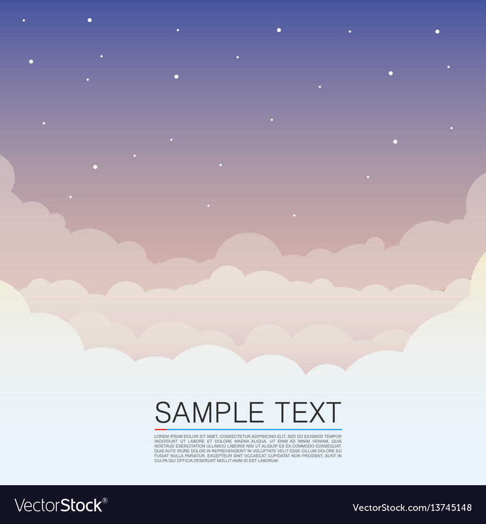 Clouds design over sky background night cover