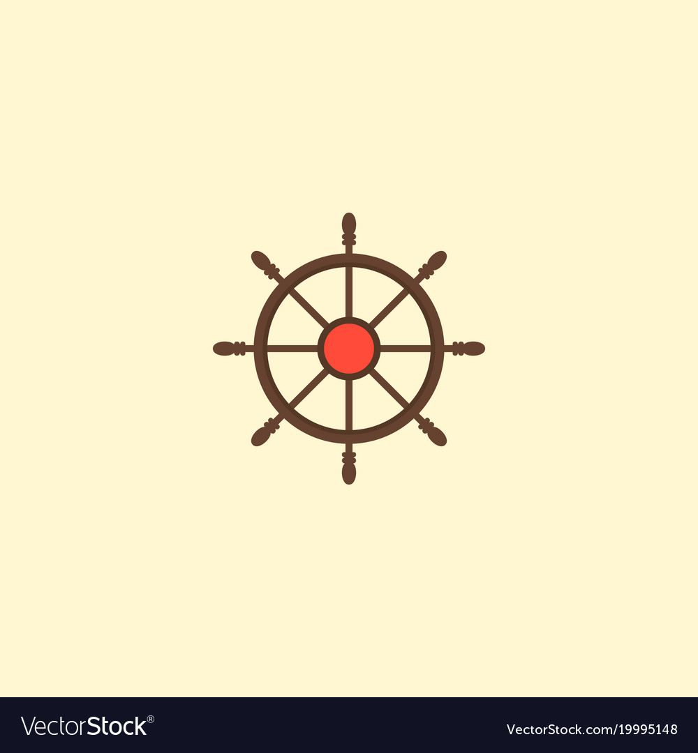 Controlling helm icon flat element
