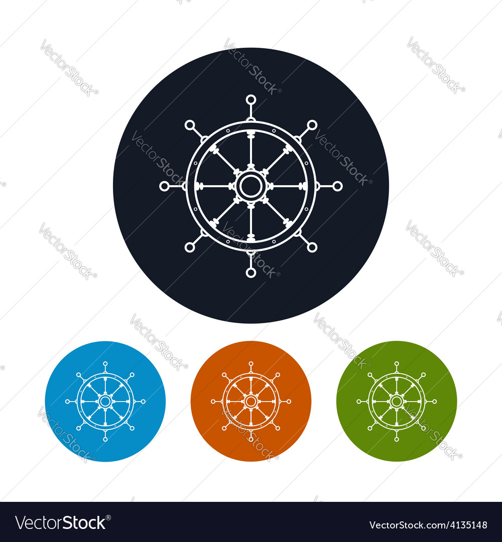 Icon ships wheel