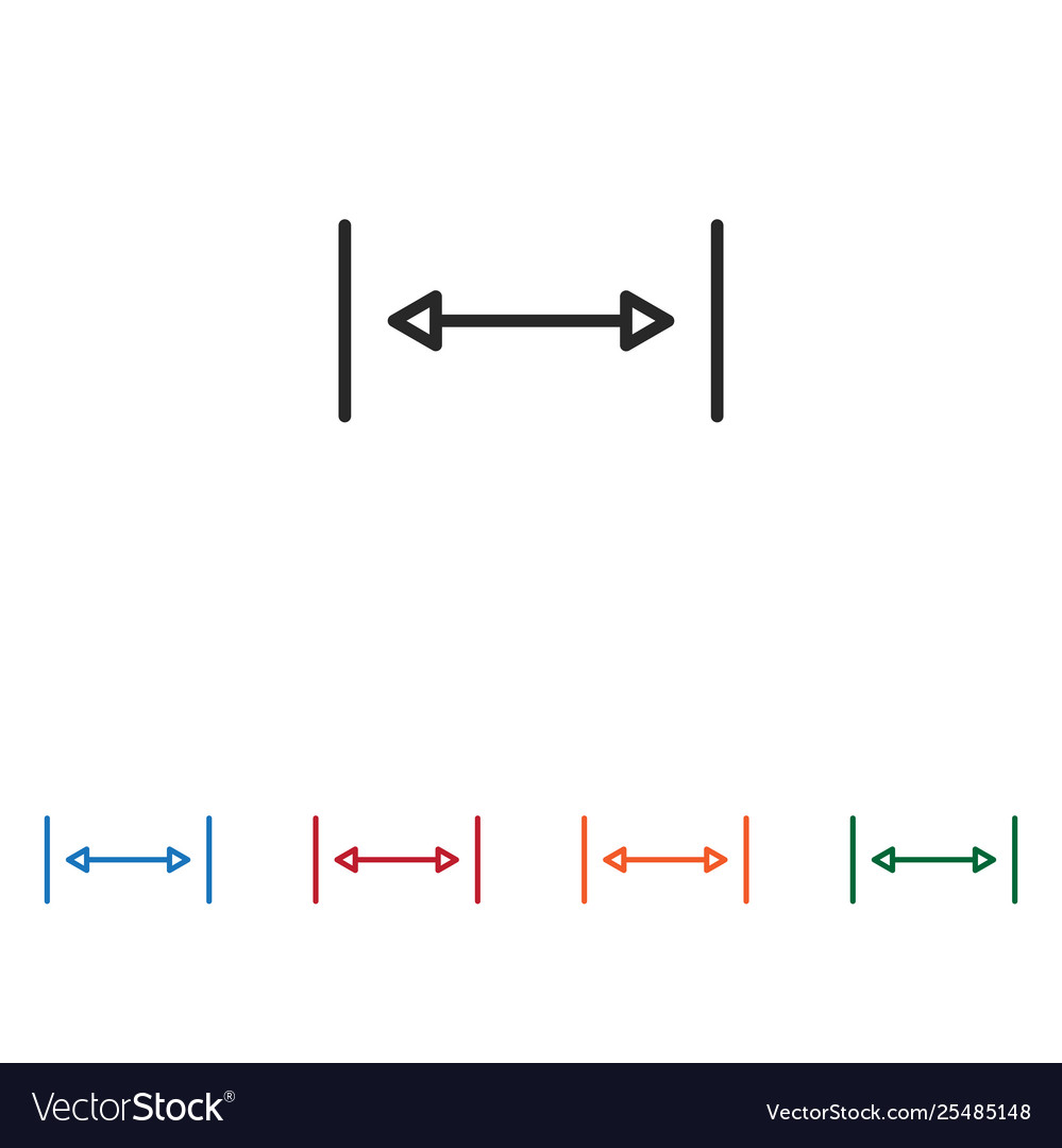 Resize icon vector image Resize icon