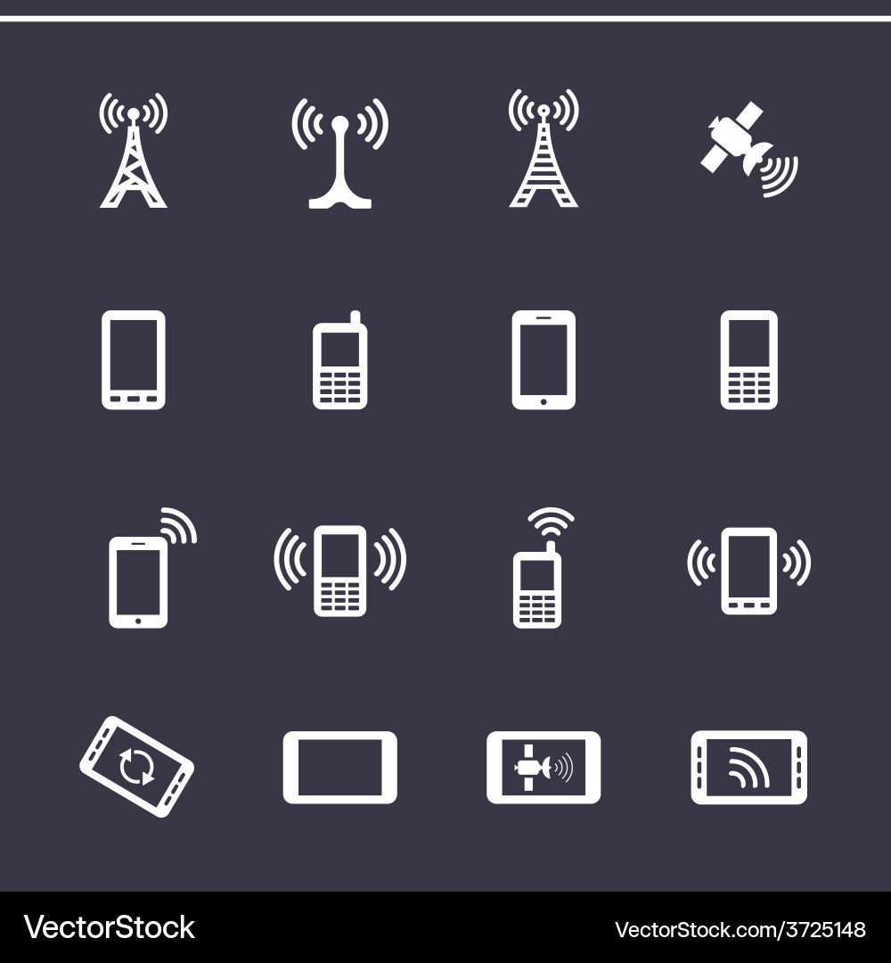 Web icons set Royalty Free Vector Image - VectorStock