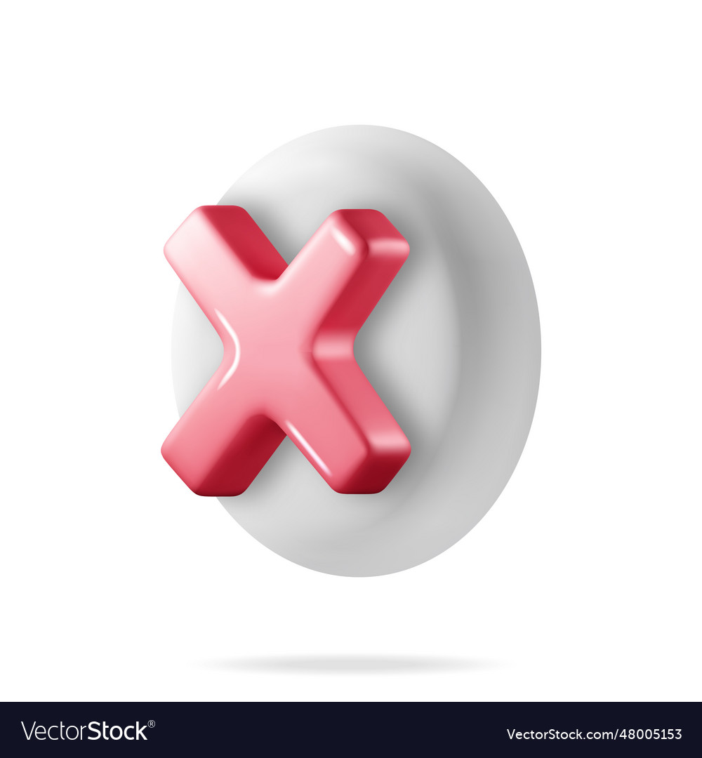 3d falscher Knopf in runder Form vector image 3d falscher Knopf in runder Form