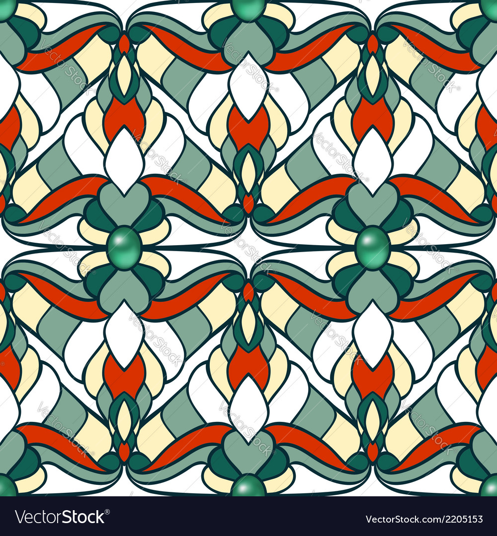 Abstract multicolored seamless pattern