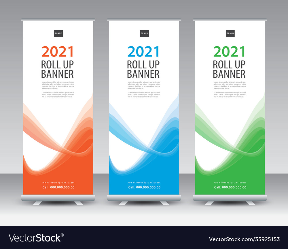 Business roll up banner design