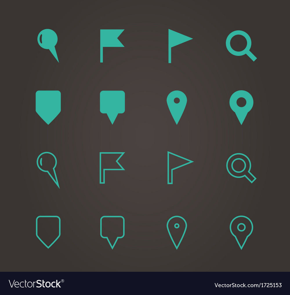 Gps and navigation icons