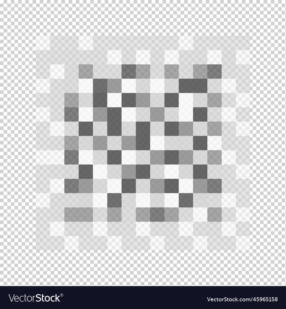 Censor checkered texture pixel mosaic pattern Vector Image