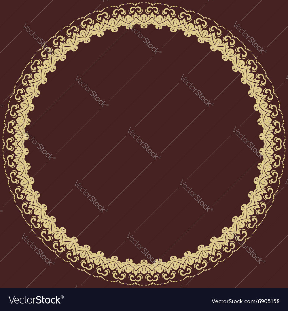 Floral Modern Frame Royalty Free Vector Image - VectorStock