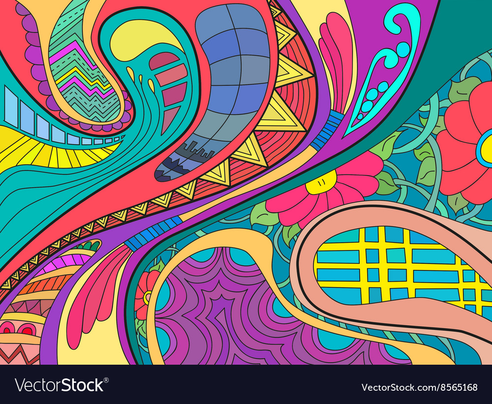 Abstract background with lines arrow wave