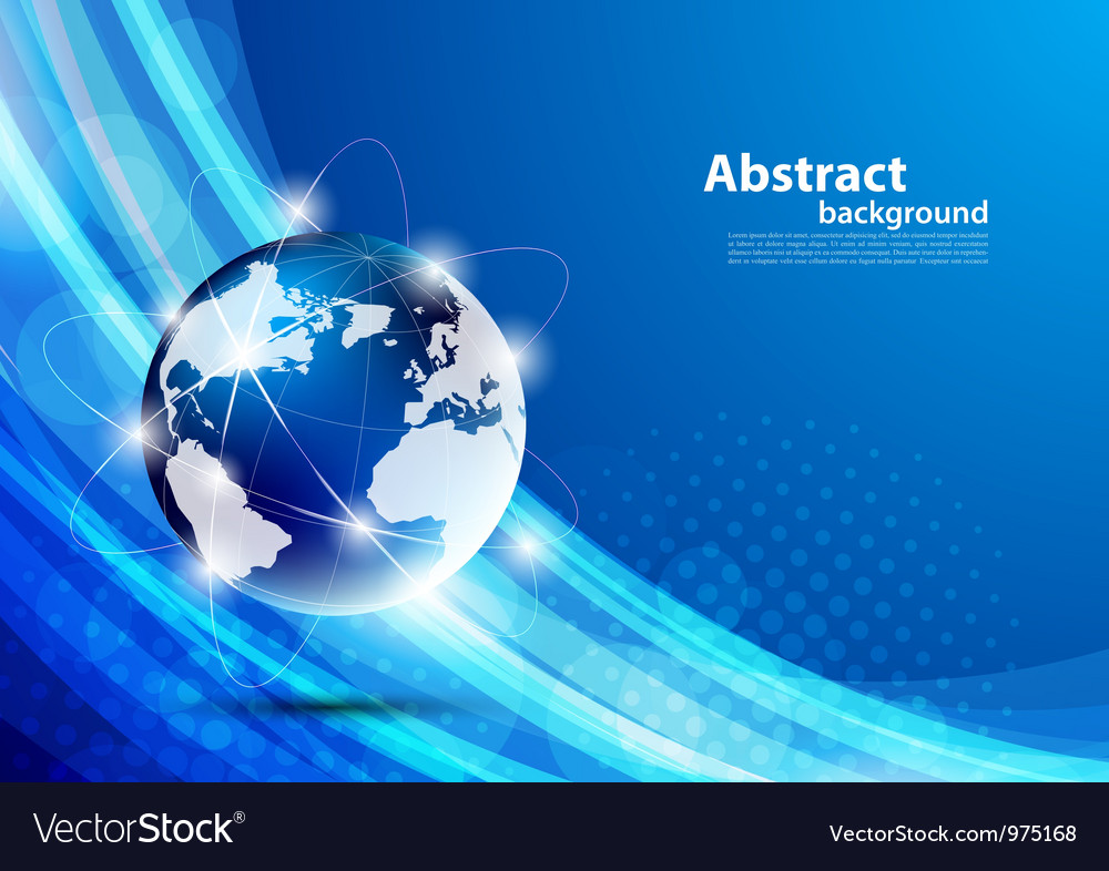 Background with globe