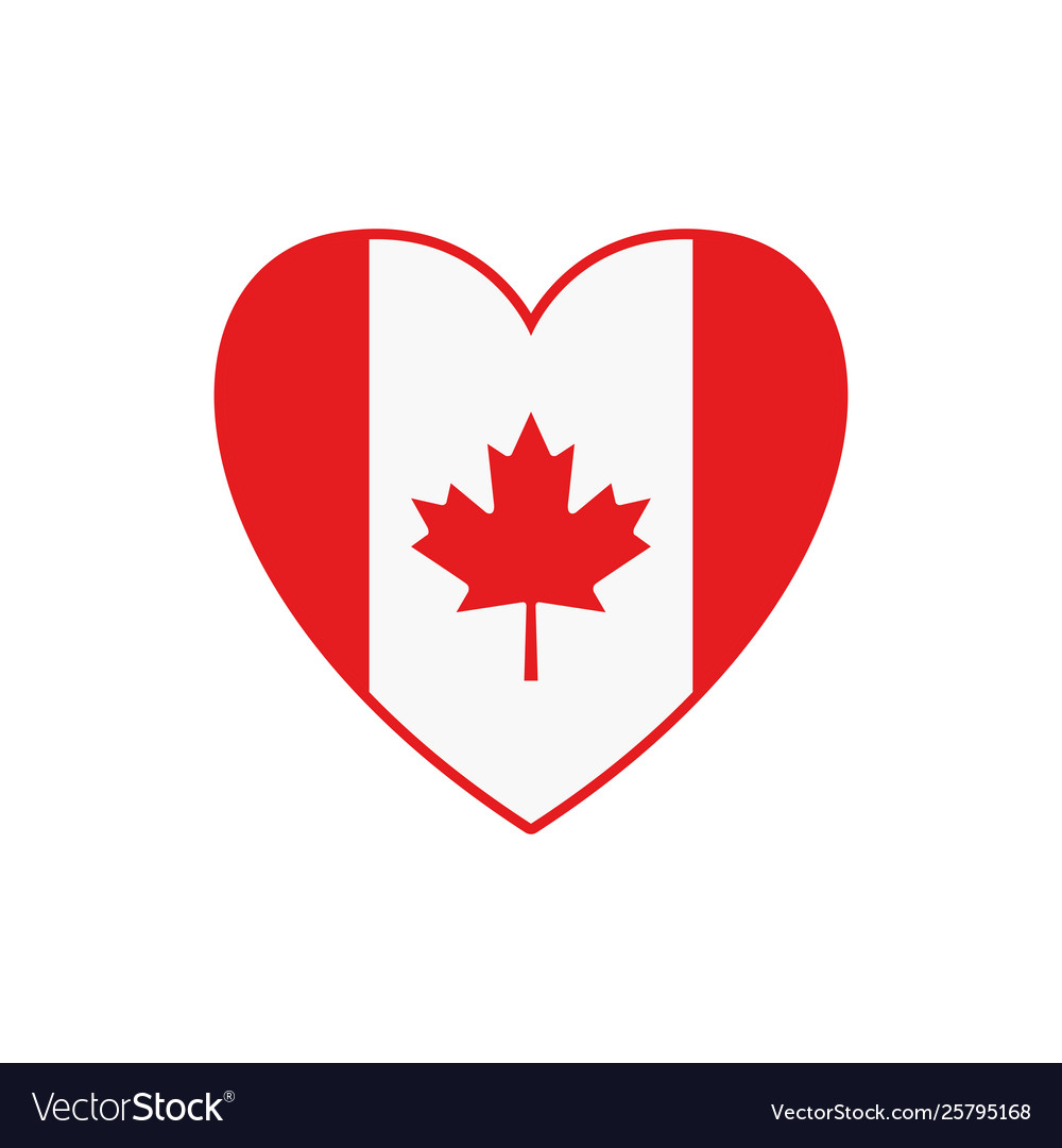 Canada symbol and maple leaf design Royalty Free Vector