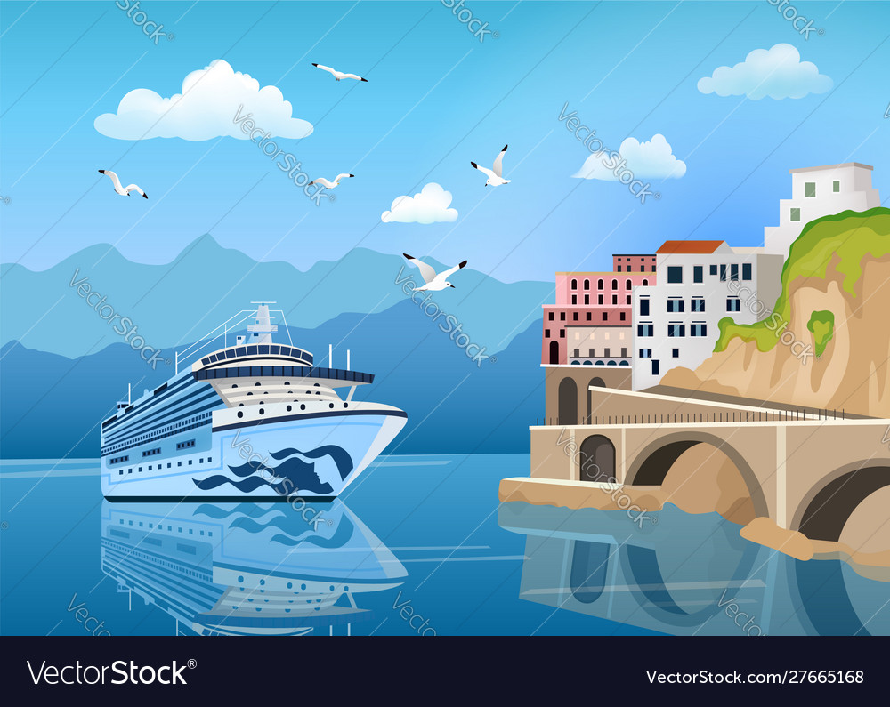 Küstenkreuzfahrt Schiff Landschaft