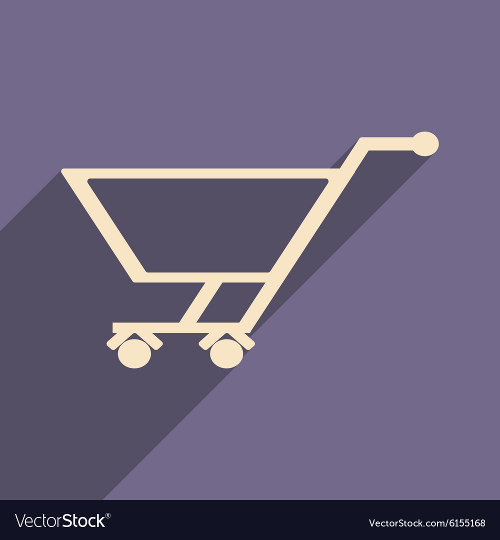 Flat with shadow icon and mobile application