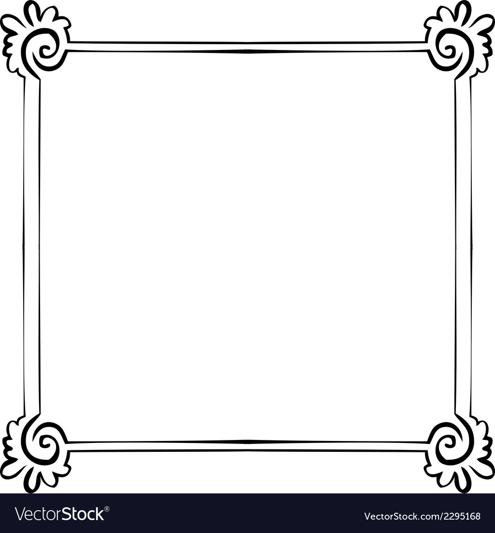 Frame element for design Royalty Free Vector Image