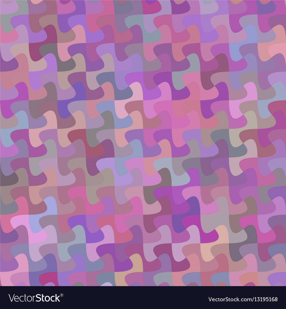 Multicolor curved puzzle pattern background design