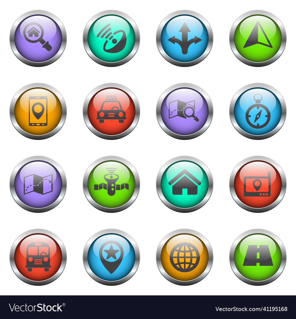 Navigation icon set
