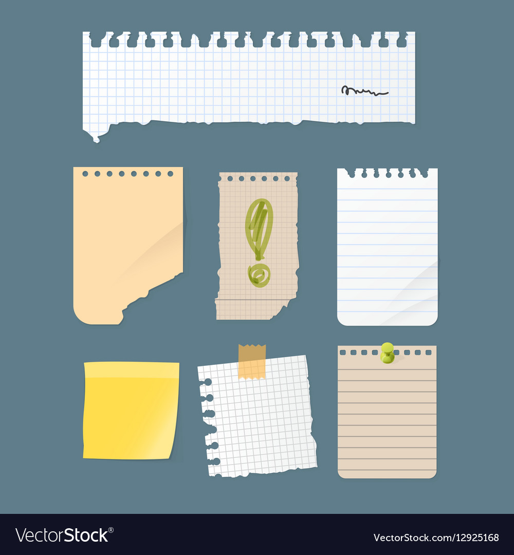 Paper notes sheet for message