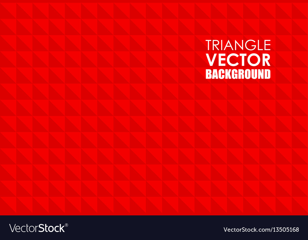 Red Geometric Triangle Background