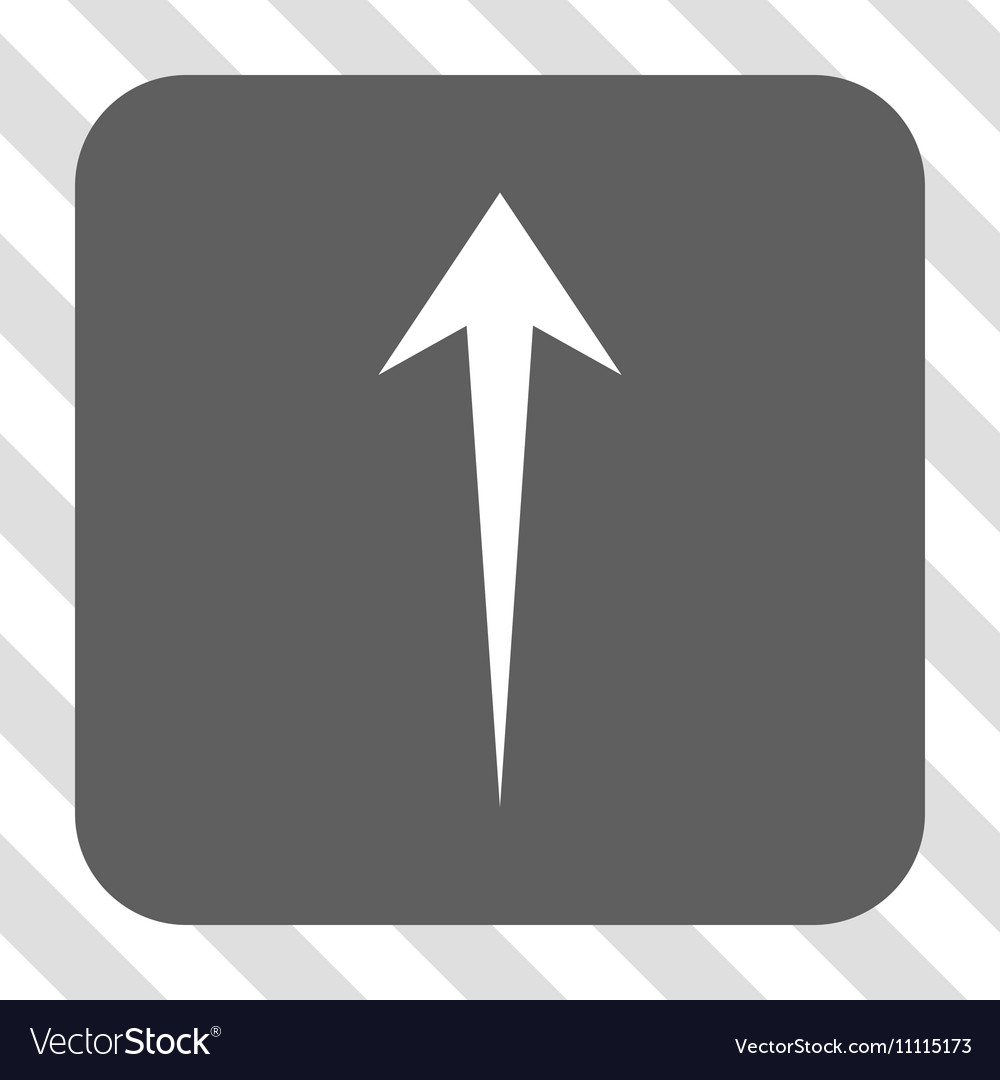 Arrow up rounded square button