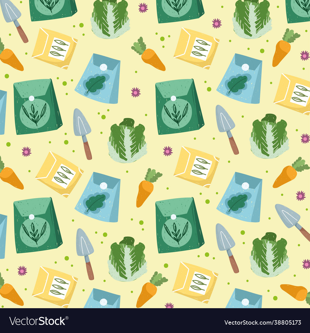 Gardening Pack Seeds And Tools Royalty Free Vector Image Gardening Pack Seeds And Tools Royalty Free Vector Image