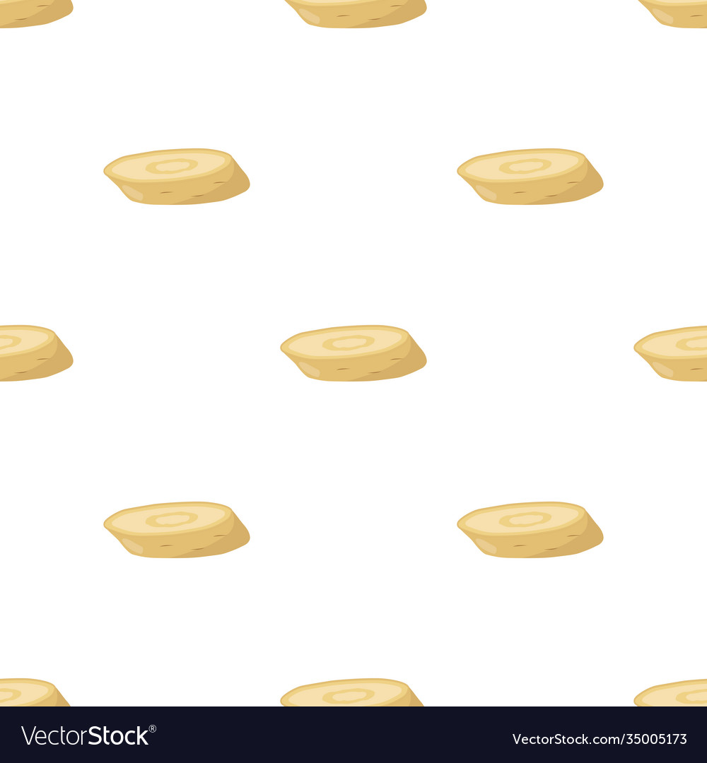 On theme pattern plant parsnip vector image On theme pattern plant parsnip