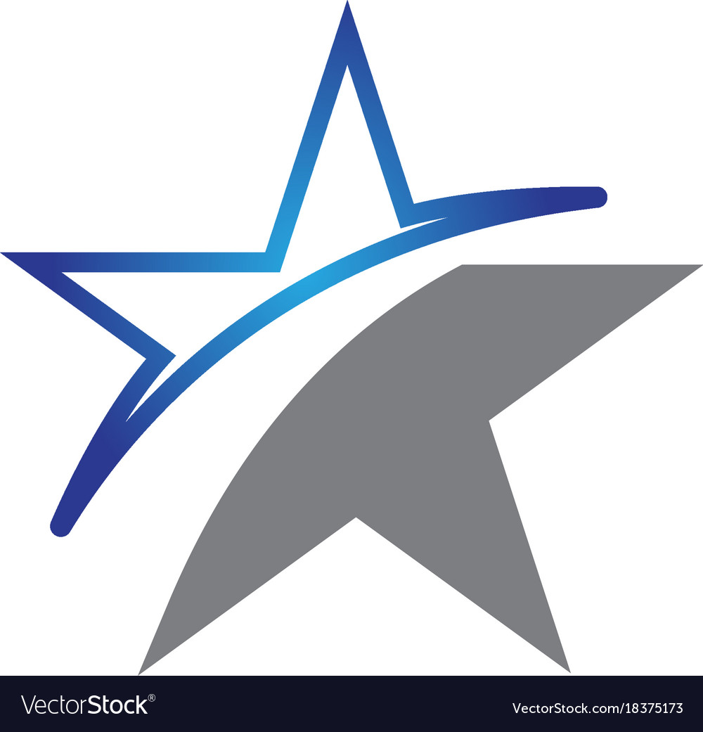 Star logo template Royalty Free Vector Image - VectorStock