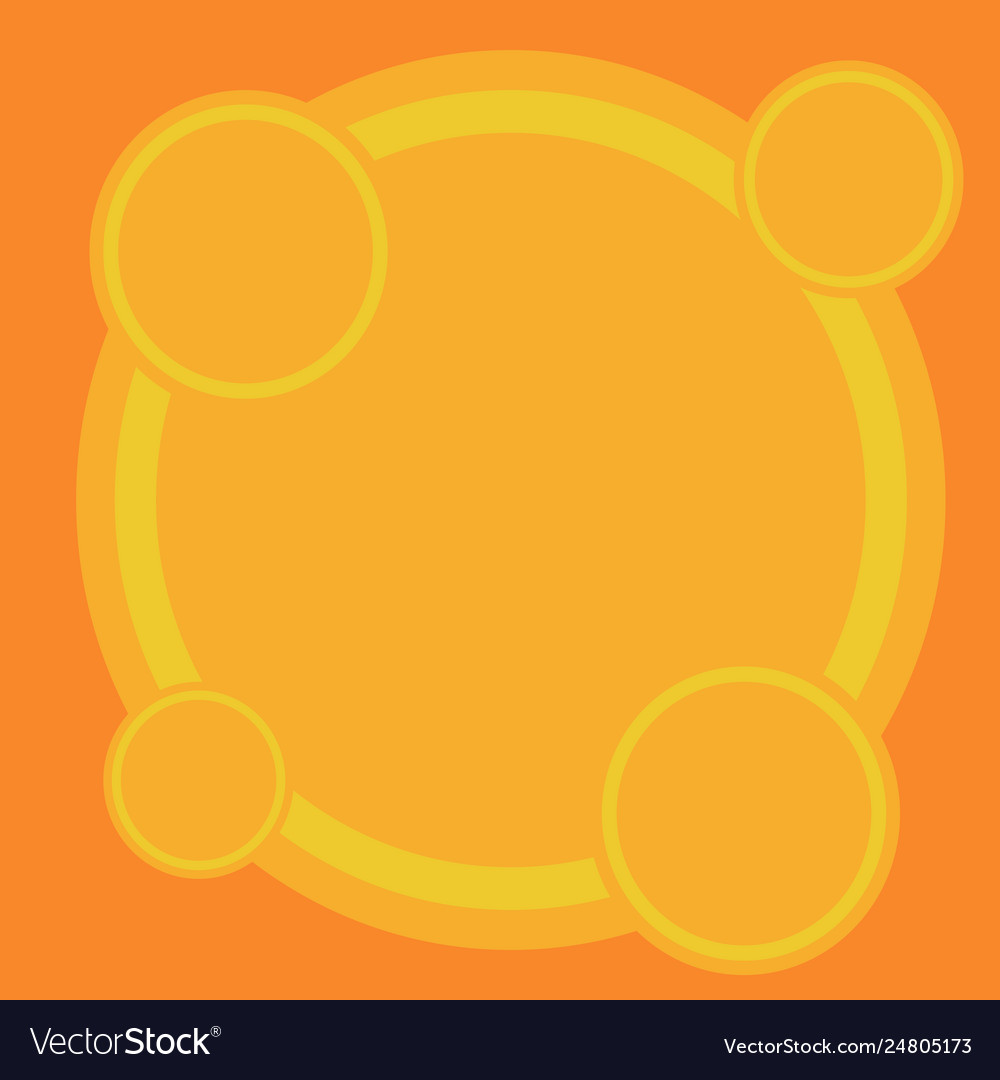 Two or more circles on top another with equal vector image Two or more circles on top another with equal
