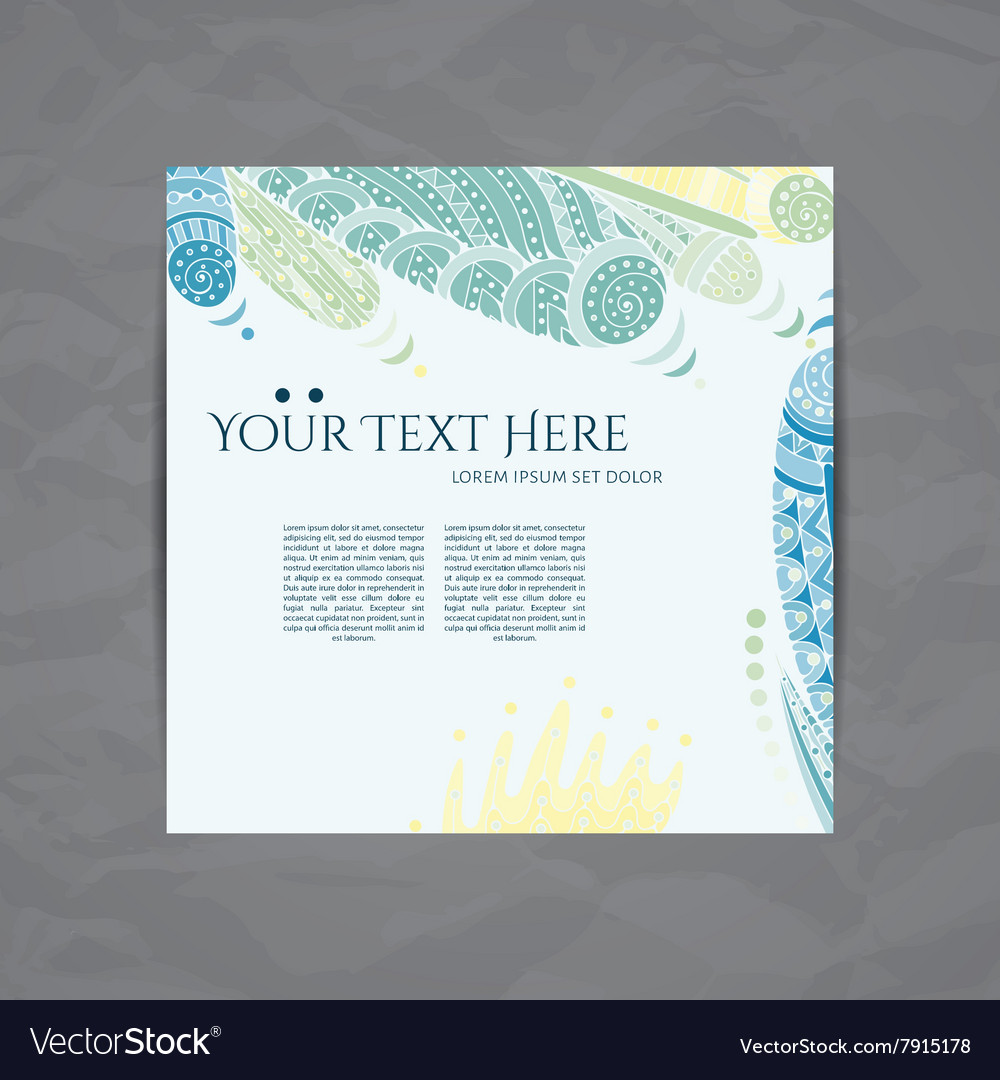 Design templates brochures in random