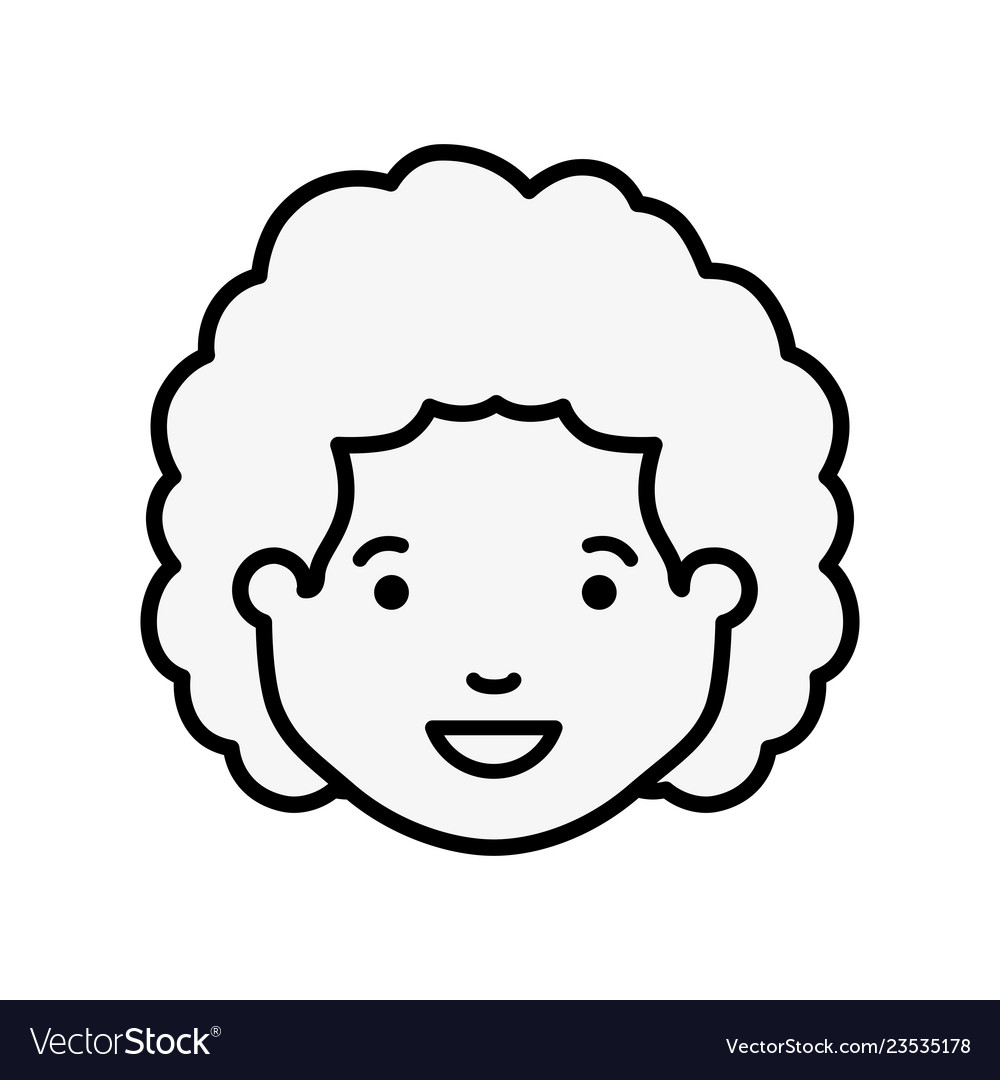 Head of man avatar character Royalty Free Vector Image