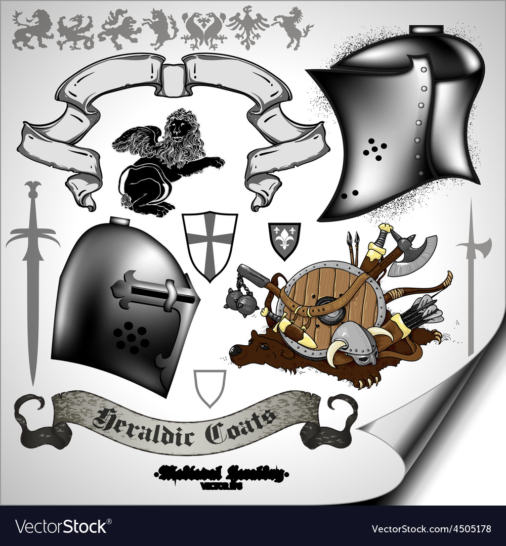 Set Of Ancient Weapons Royalty Free Vector Image Set Of Ancient Weapons Royalty Free Vector Image