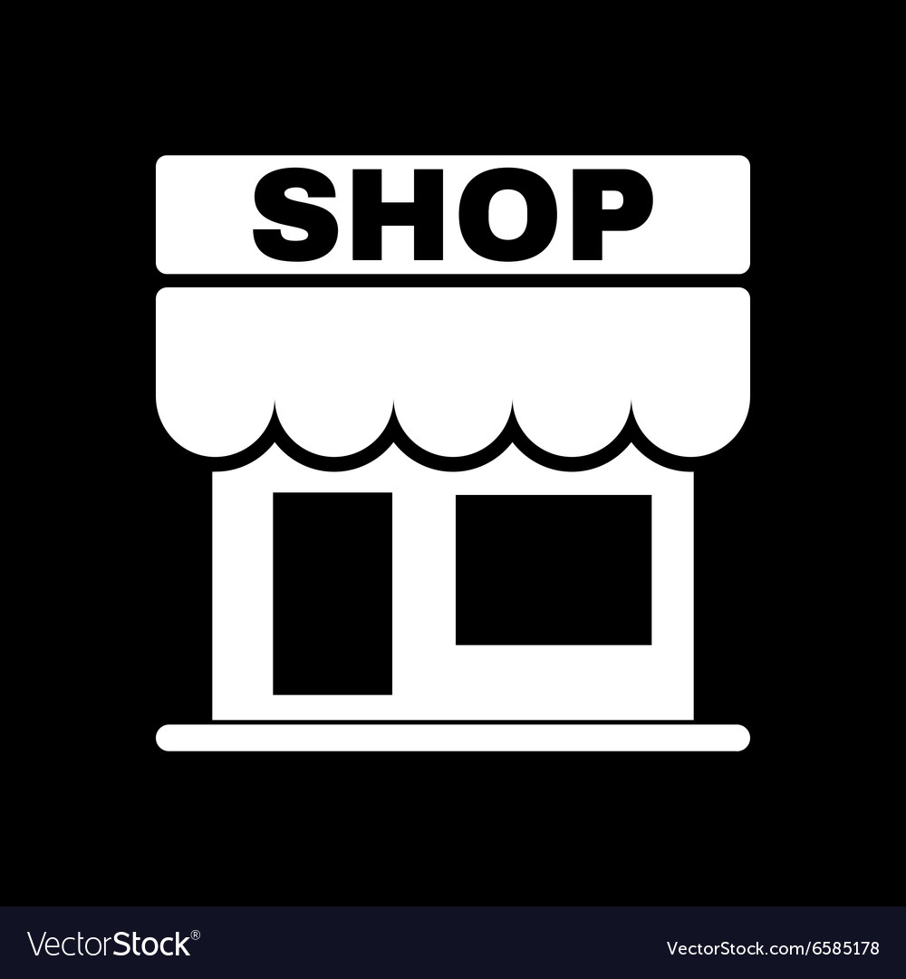 Shop icon store symbol flat