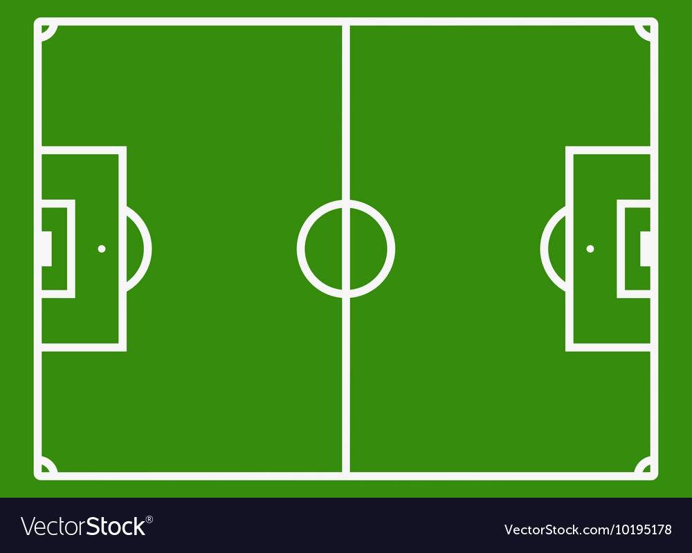 Футбольное поле рисунок схема