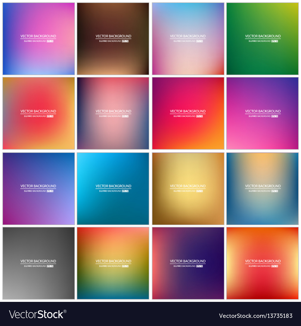 Abstract Multicolored Blurred Background