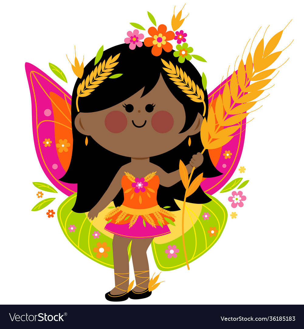 Beautiful summer fairy