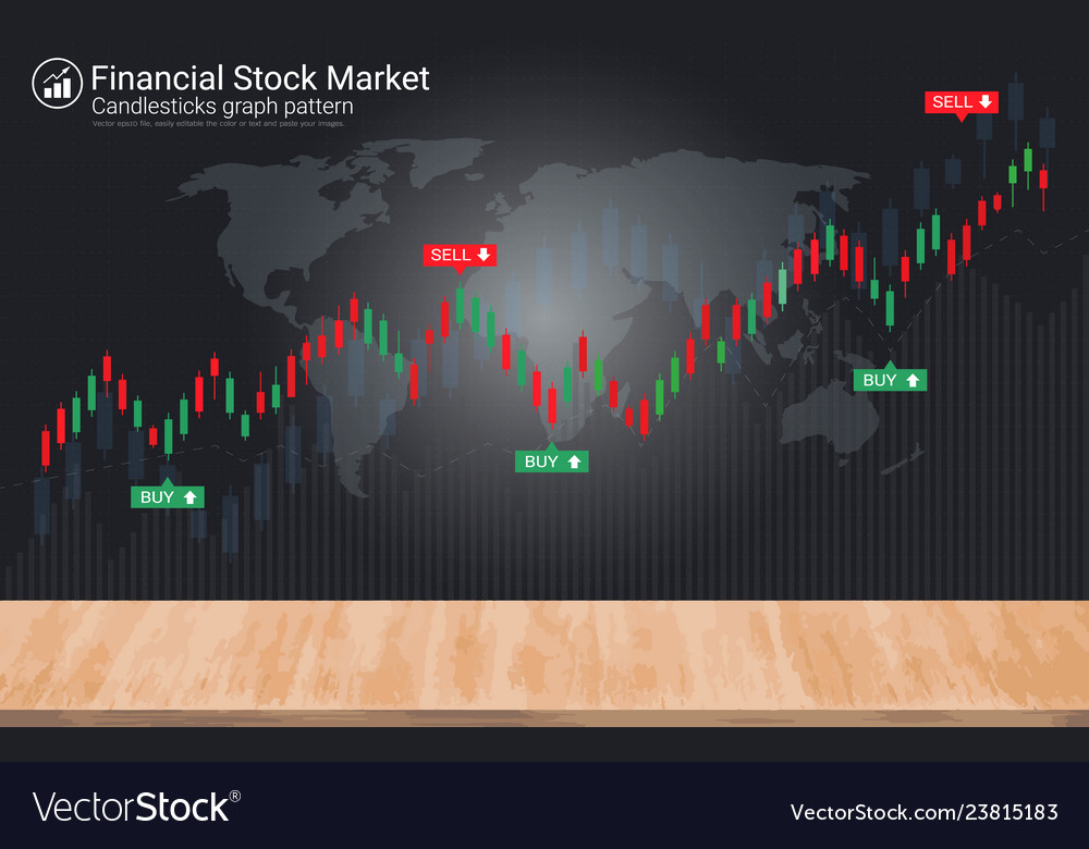 Candlestick patterns on blackboard is a style vector image Candlestick patterns on blackboard is a style