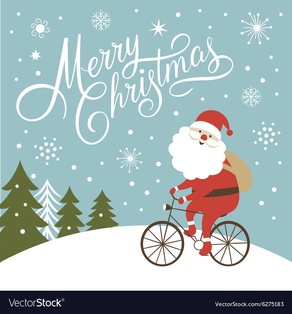 Christmas card Royalty Free Vector Image - VectorStock