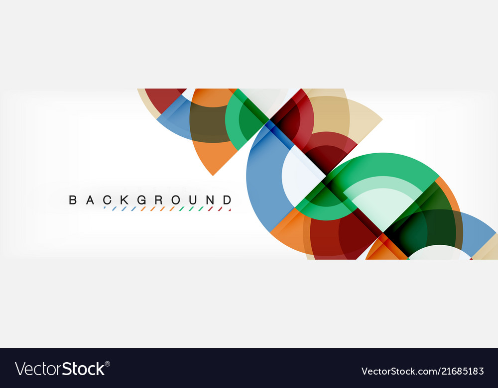 Circle abstract background Royalty Free Vector Image