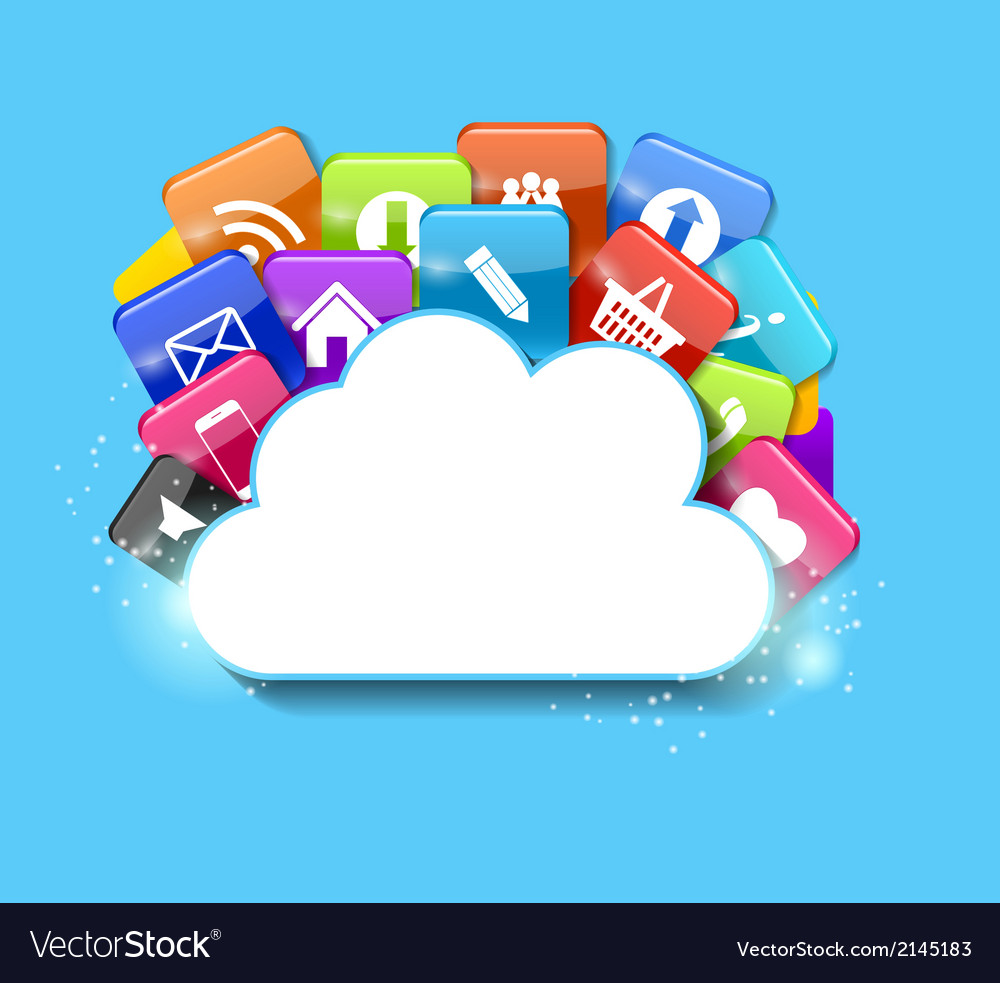 Cloud computing concept