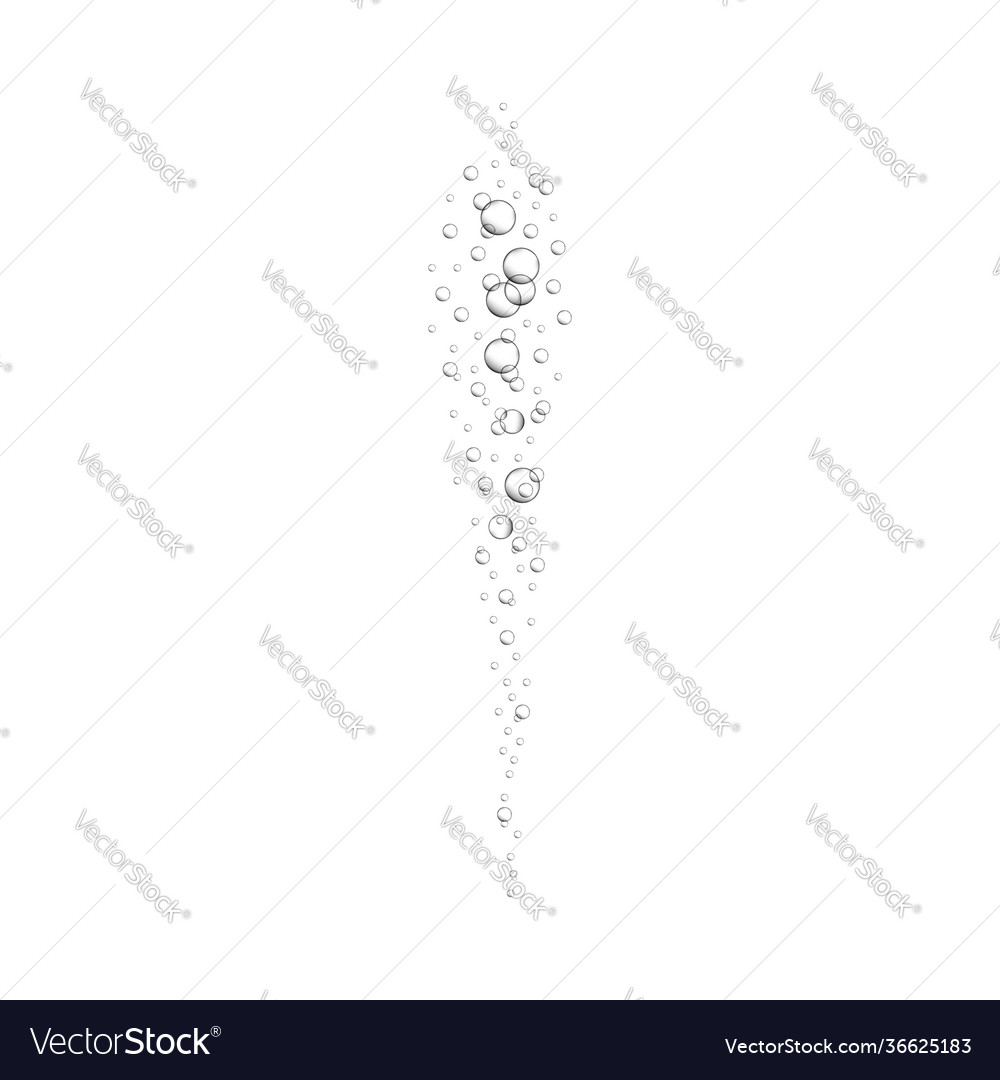 Streaming oxygen bubbles carbon dioxide effect